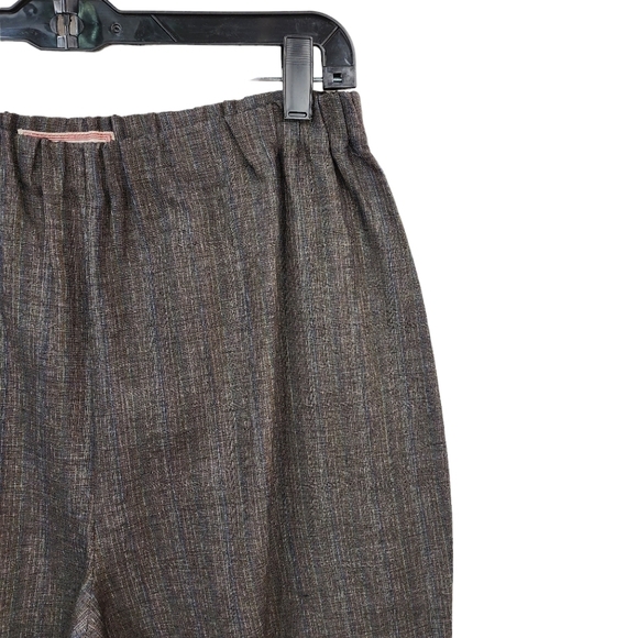 Su-Zen Women's Relaxed Straight Pull-On Linen Blend Pants - 2 - Picture 2 of 5